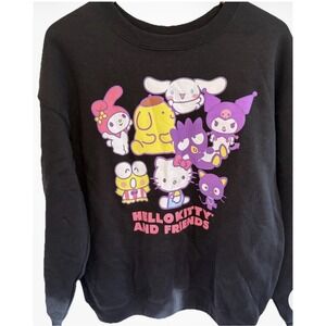 Hello Kitty & Friends Kawaii Graphic Sweatshirt Youth XL 15-17 Sanrio Crewneck